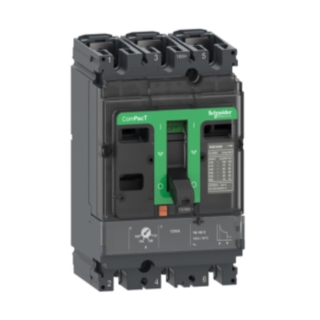 INTERRUPTOR TERMOMAGNETICO REGULABLE 3X56-80A 36KA 220/440V NSX100F C10F3TM080 SCHNEIDER ELECTRIC2
