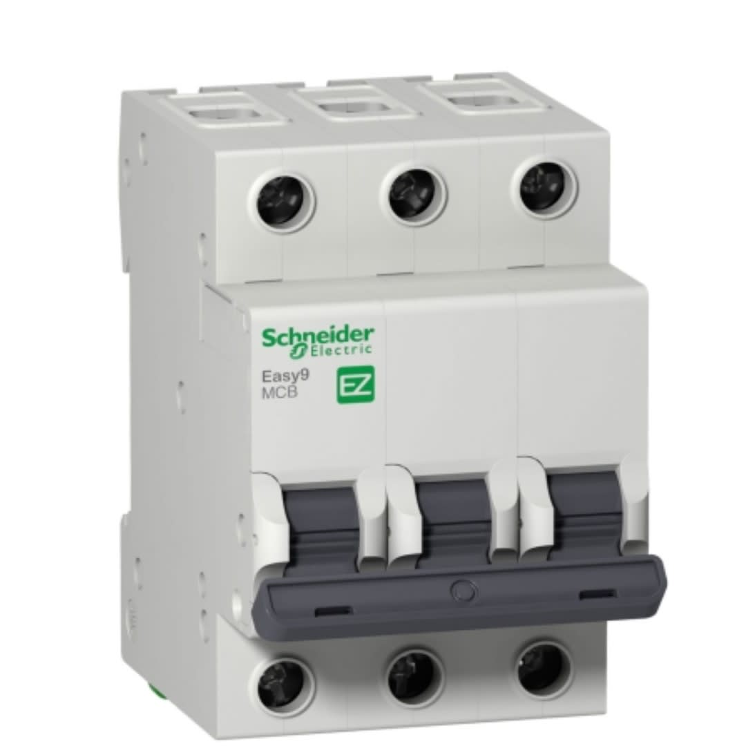 INTERRUPTOR TERMOMAGNETICO 3X20A 10KA/6KA 240/480VAC EZ9F56320 SCHNEIDER ELECTRIC