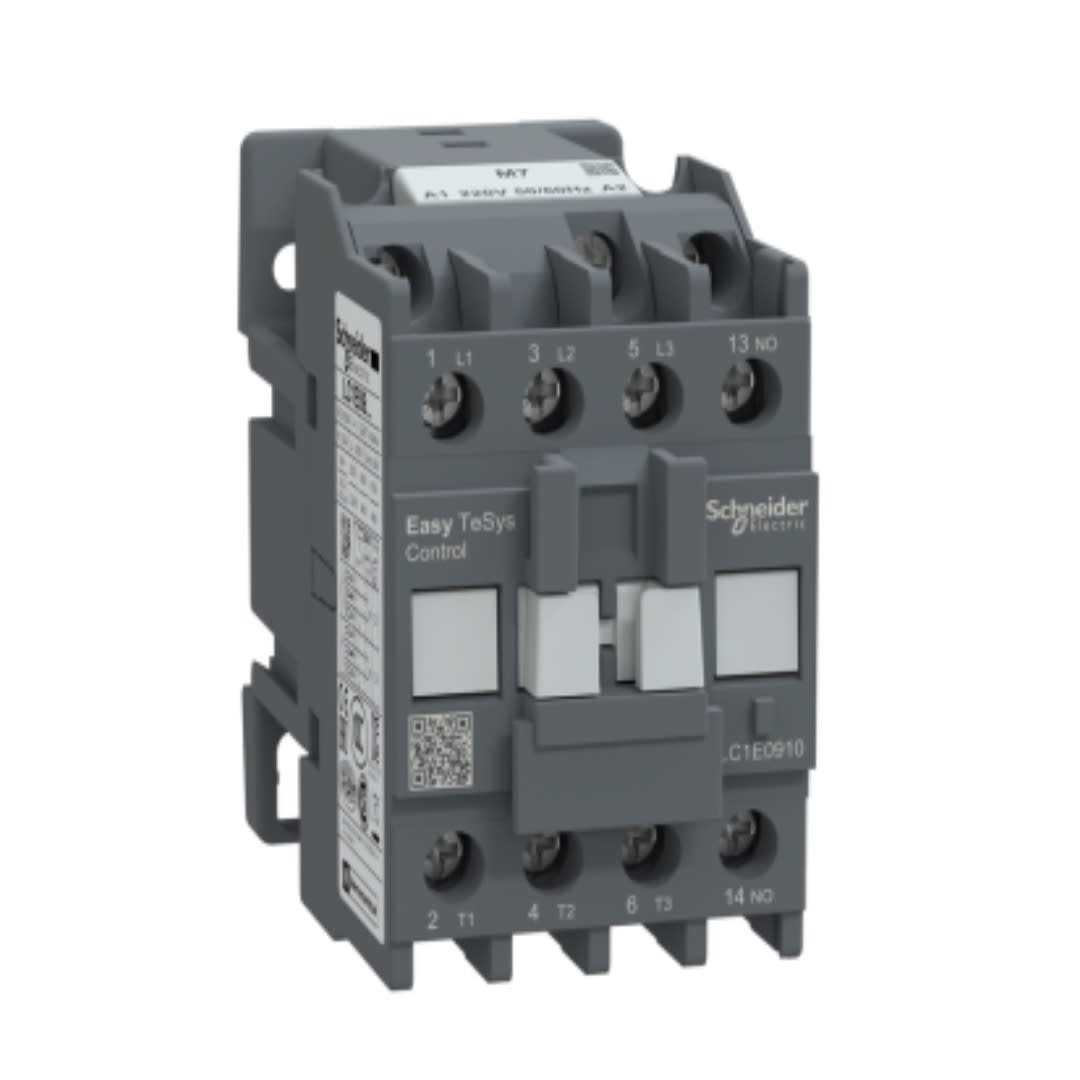 CONTACTOR 9A(AC3) 25A(AC1) 690V 3P 1NA 220VAC LC1E0910M7 SCHNEIDER ELECTRIC2