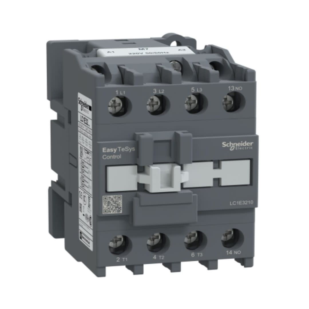 CONTACTOR 32A(AC3) 50A(AC1) 690V 3P 1NA 220VAC LC1E3210M7 SCHNEIDER ELECTRIC1