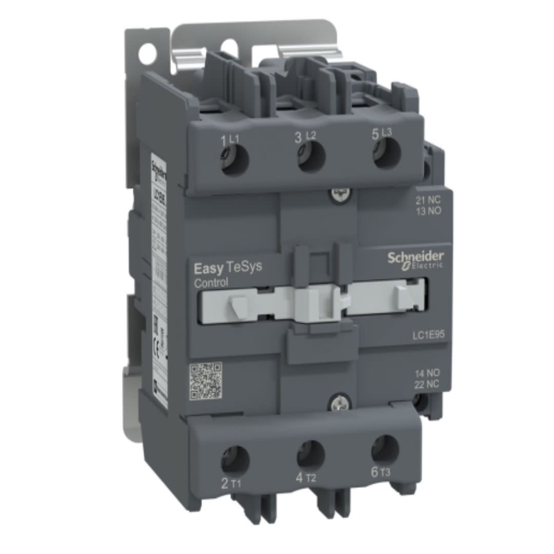 CONTACTOR 95A(AC3) 120A(AC1) 690V 3P 1NA+1NC 220VAC LC1E95M7 SCHNEIDER ELECTRIC1