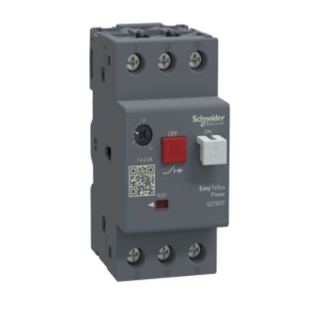 GUARDAMOTOR REGULABLE 1.6-2.5A 3P 100KA 415VAC GZ1E07 SCHNEIDER ELECTRIC2