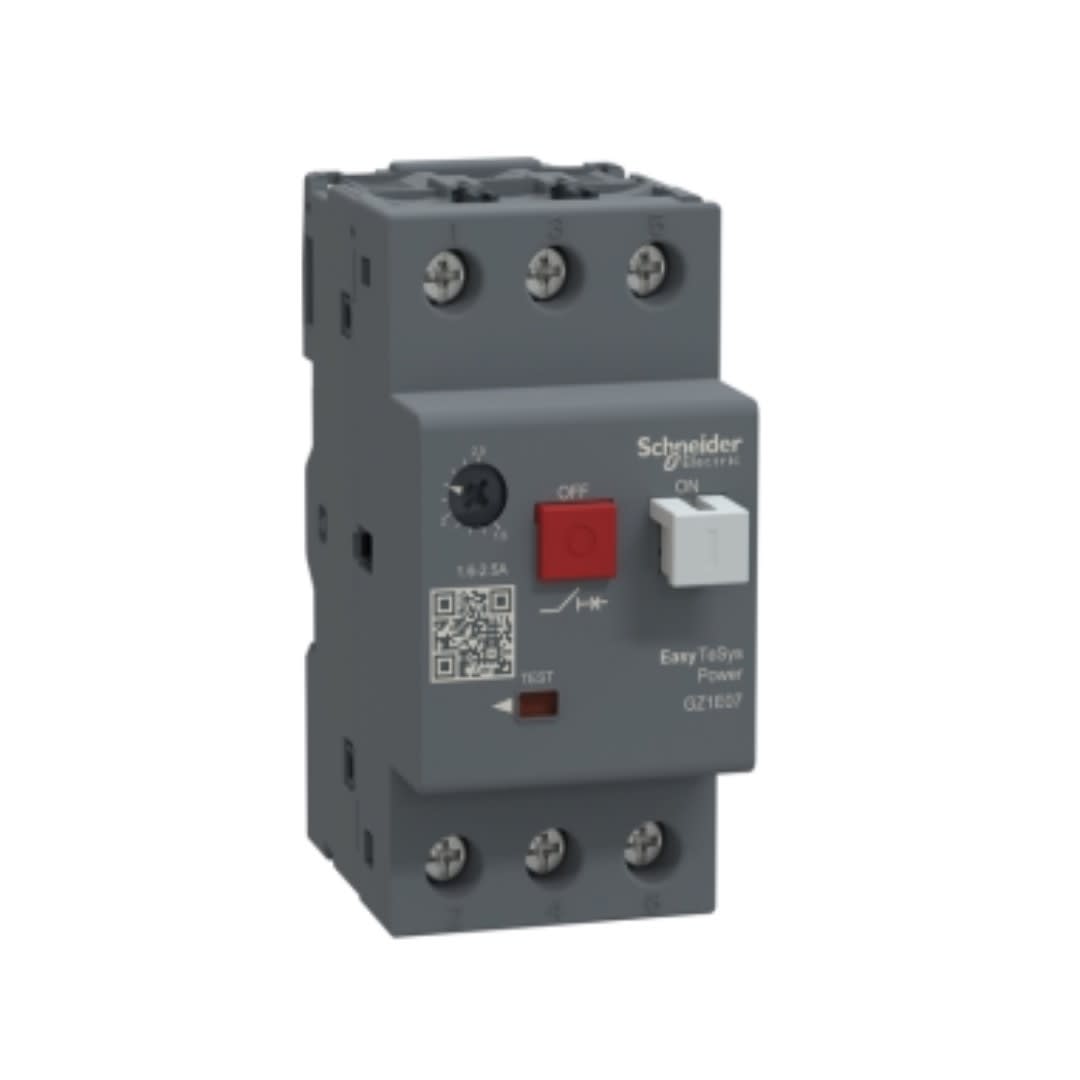 GUARDAMOTOR REGULABLE 4-6.3A 3P 100KA 415VAC GZ1E10 SCHNEIDER ELECTRIC2