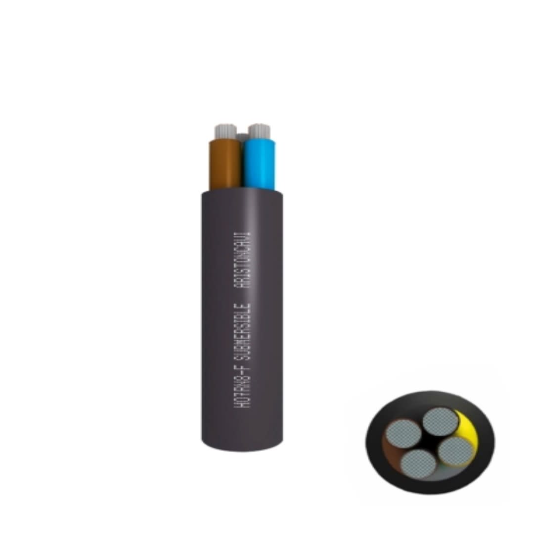 CABLE H07RN8-F PARA ARRASTRE Y SUMERGIBLE 4G70MM2 1KV GOMA CLASE 5 H07RN8-F ARISTONCAVI