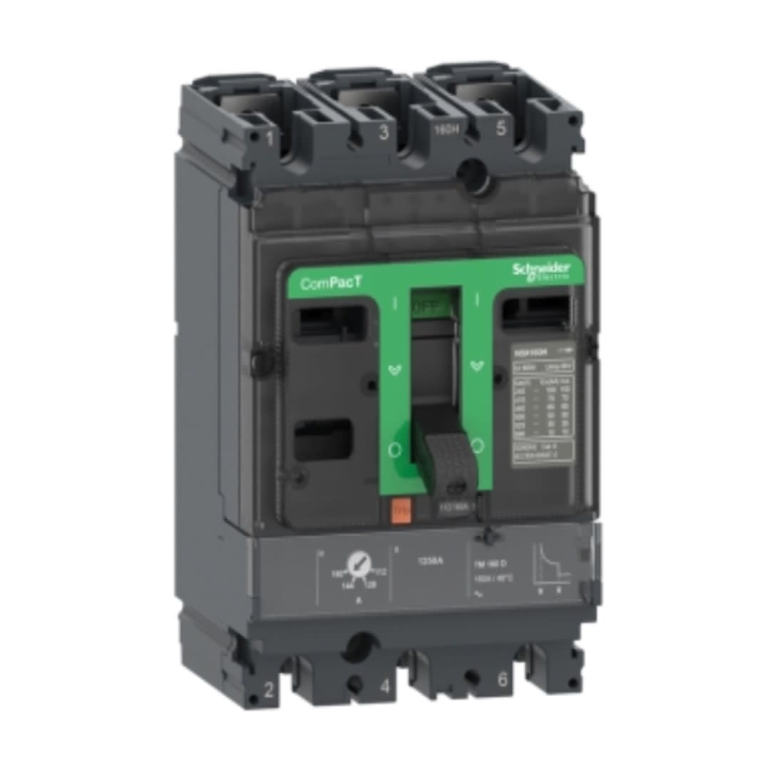 INTERRUPTOR TERMOMAG REGULABLE 3X17.5-25A 85/35KA 220/440V NSX100F C10F3TM025 SCHNEIDER ELECTRIC1