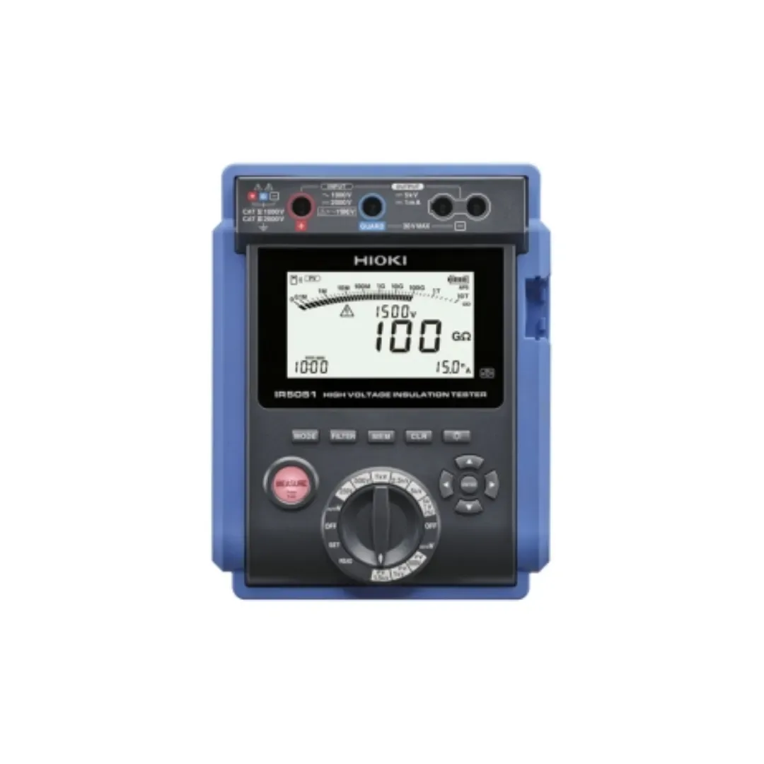 MEGOHMETRO DIGITAL 5KV/10TOHM 1000VAC/DC FOTOVOLTAICO IR 5051-90 HIOKI1