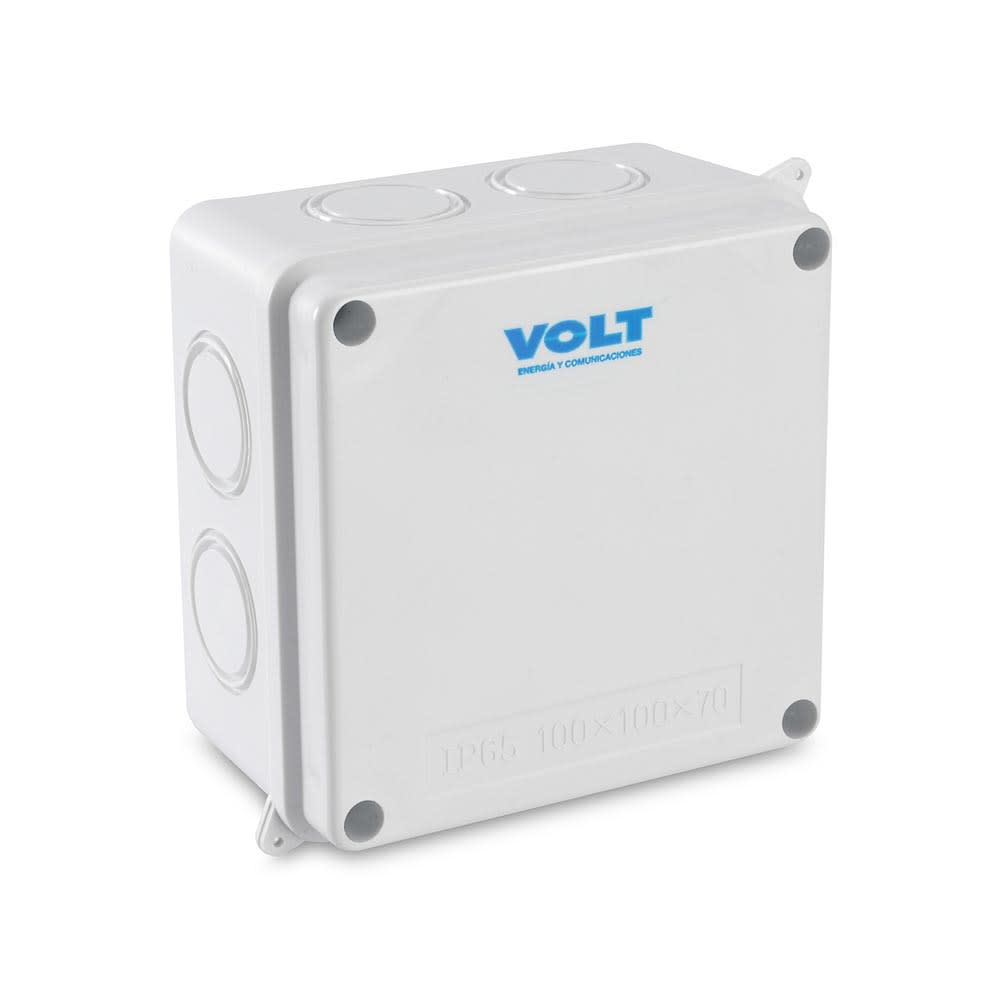 CAJA DE DERIVACIÓN PVC SIN CONO 10X10X7CM TKL
