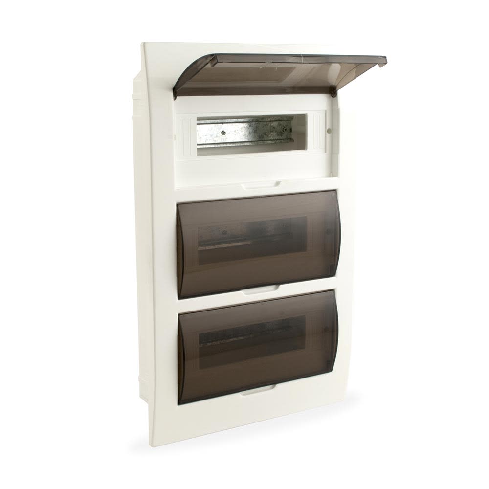TABLERO EMPOTRABLE 36 POLOS BLANCO DE POLIESTIRENO Y POLICARBONATO TKL