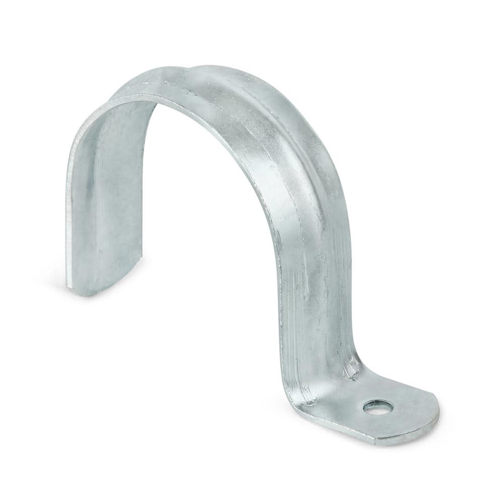 ABRAZADERA DE METAL MODELO 2'' CON OREJA DE 2MM EN PLATA JORMEN