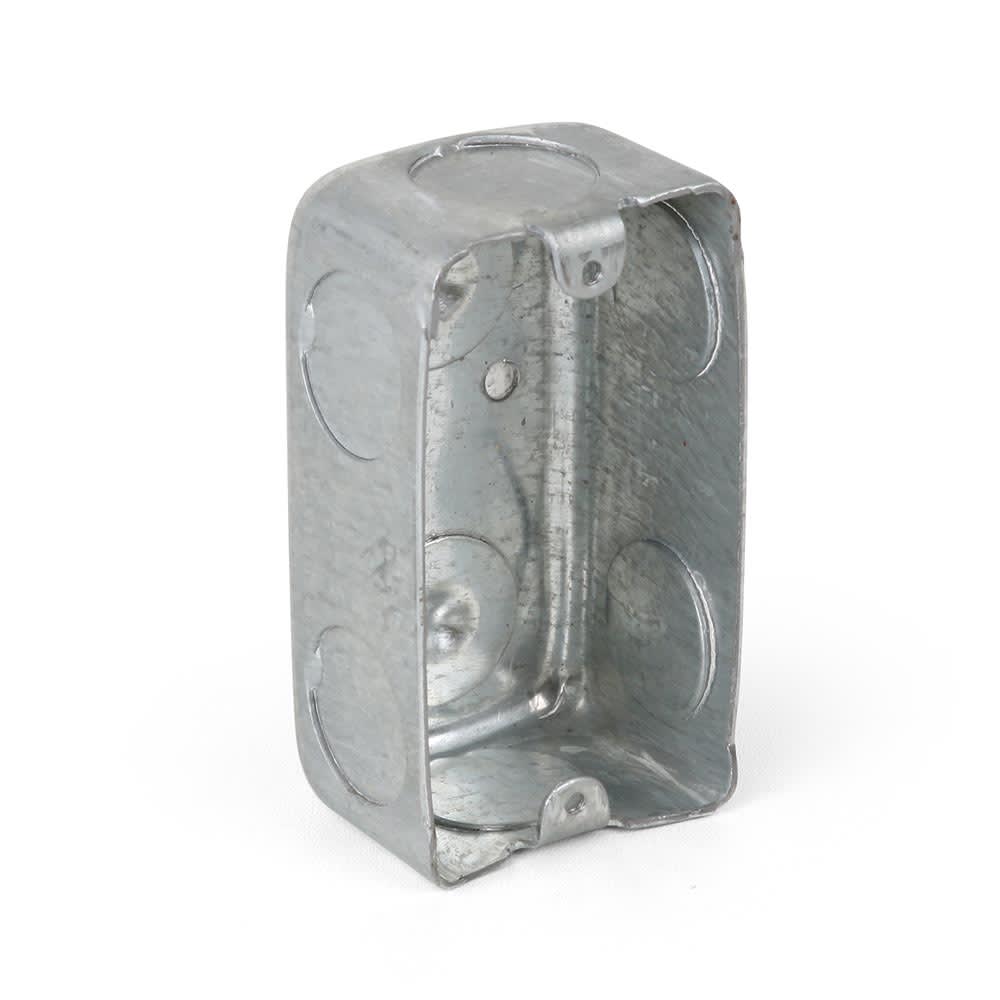 CAJA DE PASO RECTANGULAR 3/4'' 1.5 MM JORMEN