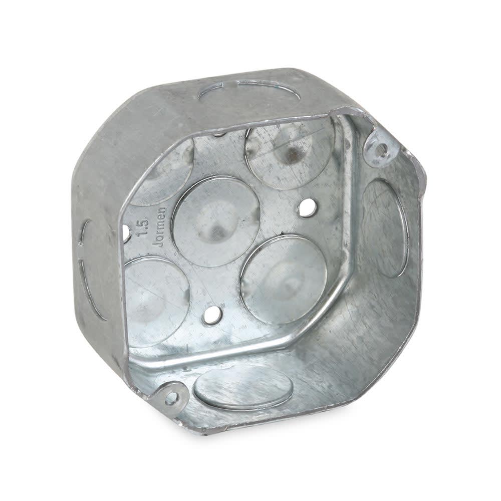 CAJA OCTOGONAL PESADA METAL 3/4'' 1.5MM JORMEN