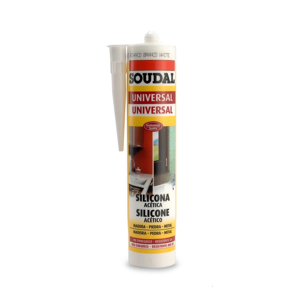 SILICONA UNIVERSAL MODELO UNIVERSAL BL BLANCO DE 280 ML SOUDAL
