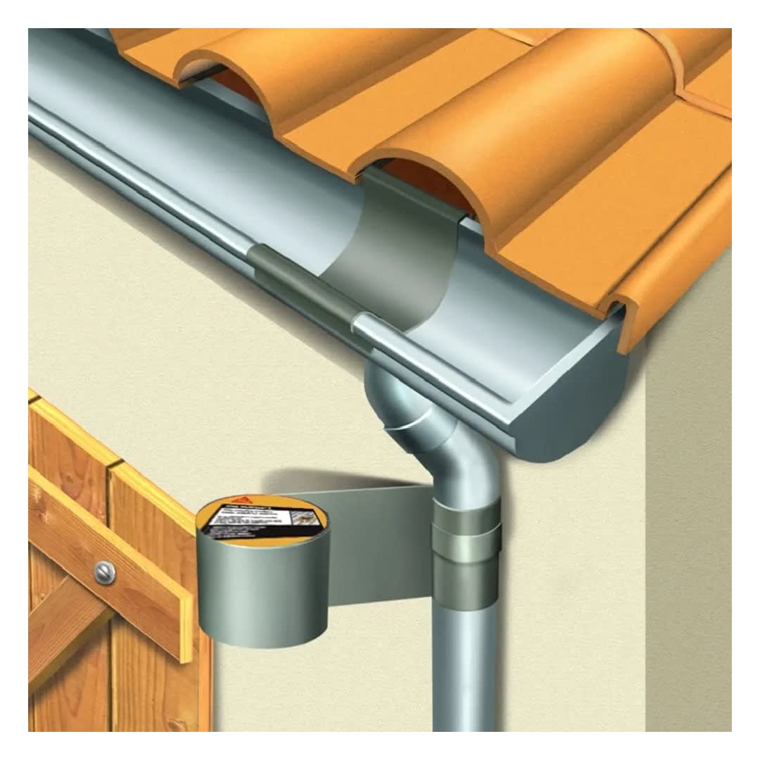 CINTA AUTOADHESIVA IMPERMEABLE MULTISEAL S ALUMINIO 10CMX10M SIKA1