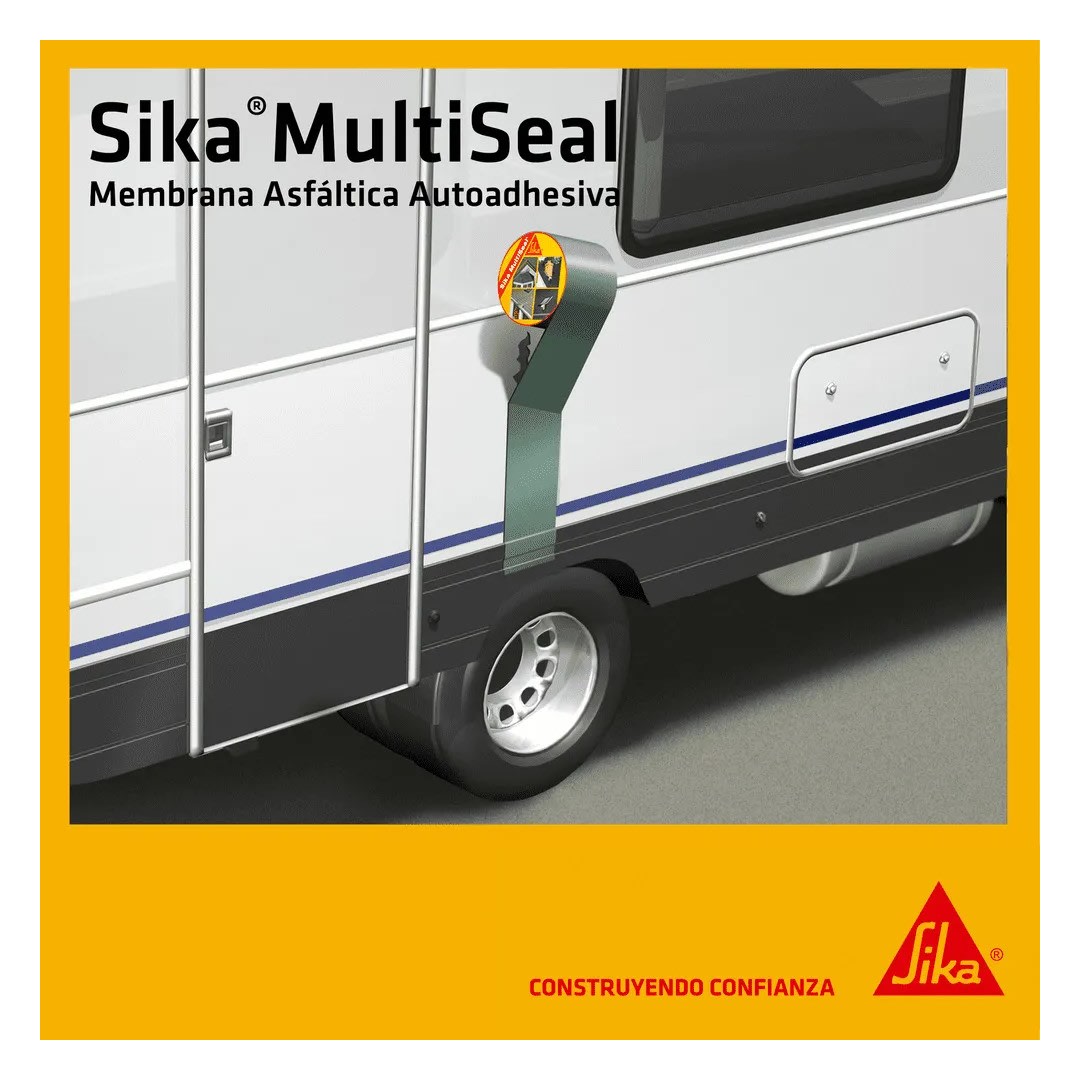 CINTA AUTOADHESIVA IMPERMEABLE MULTISEAL S ALUMINIO 10CMX10M SIKA5