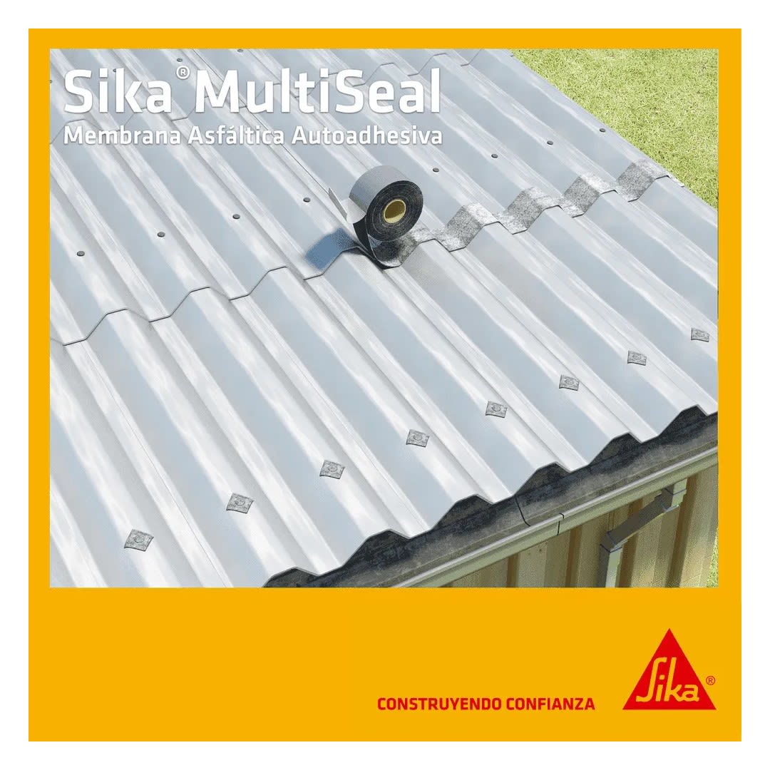 CINTA AUTOADHESIVA IMPERMEABLE MULTISEAL S ALUMINIO 10CMX10M SIKA7