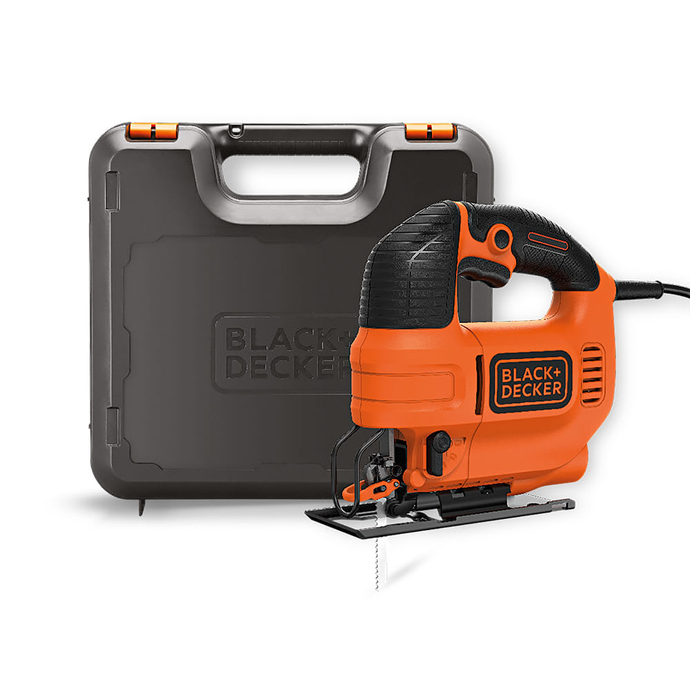 SIERRA CALADORA 550W + MALETA KS701PEK BLACK & DECKER1