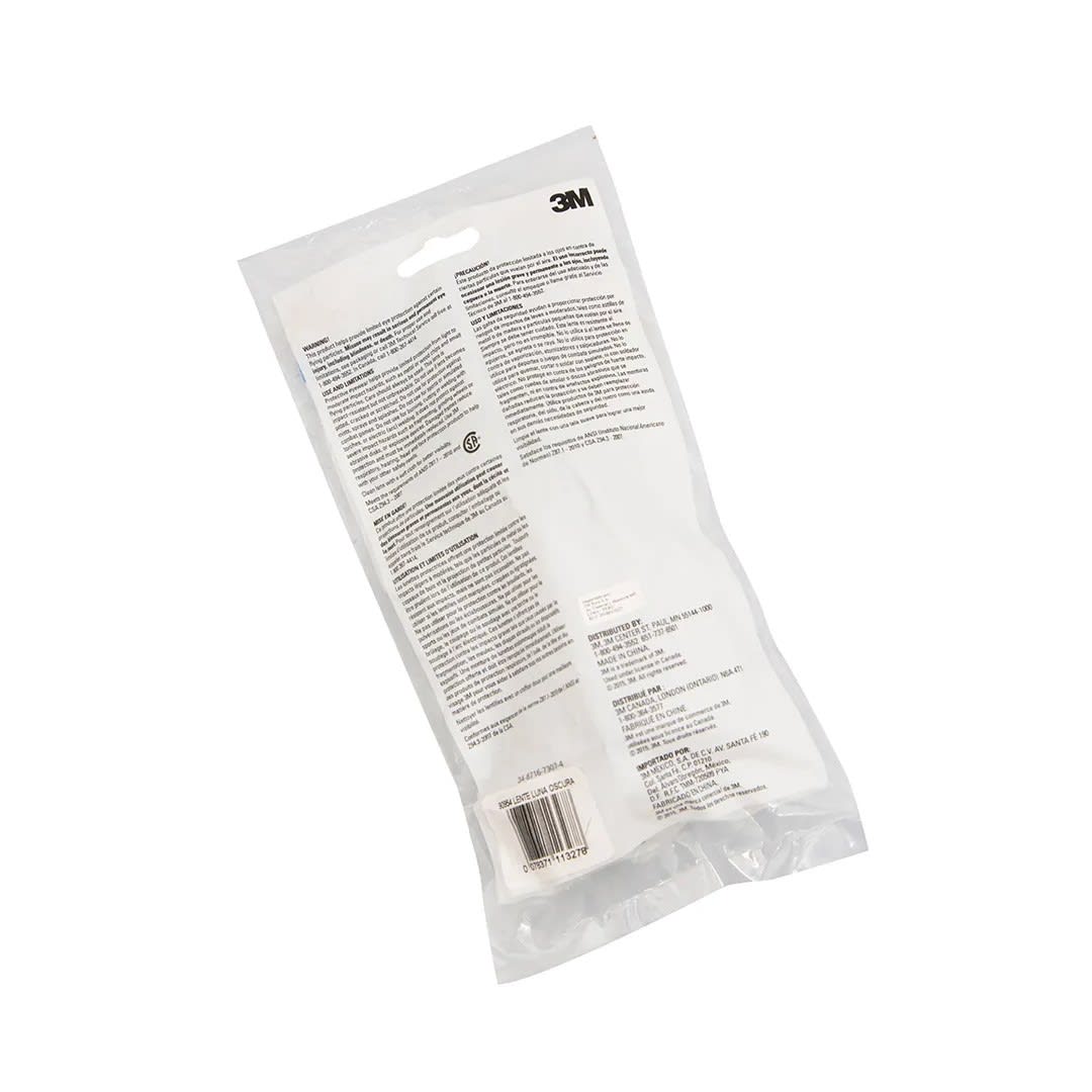 LENTES DE SEGURIDAD MODELO 90954 POLICARBONATO NEGRO CON PROTECCION UV 3M PERU3