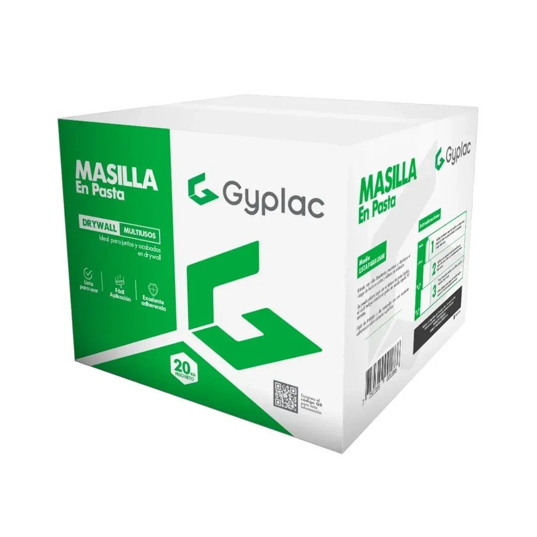 MASILLA PARA DRYWALL LISTA PARA USAR 20 KG GYPLAC