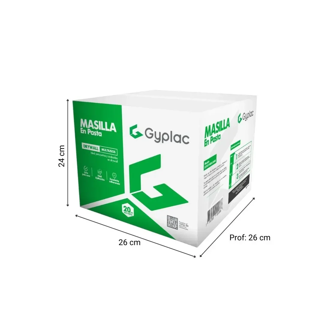 MASILLA PARA DRYWALL LISTA PARA USAR 20 KG GYPLAC2