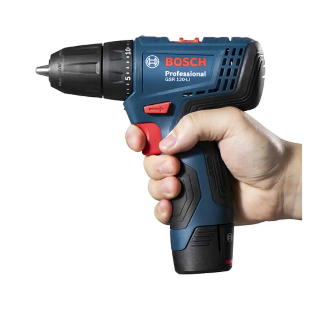 TALADRO ATORNILLADOR GSR 120-LI 2 BATERIAS + 23 ACCESORIOS + MALETIN BOSCH1