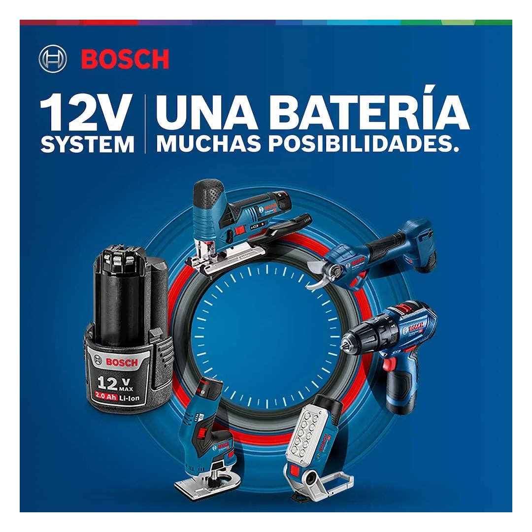 TALADRO ATORNILLADOR GSR 120-LI 2 BATERIAS + 23 ACCESORIOS + MALETIN BOSCH7