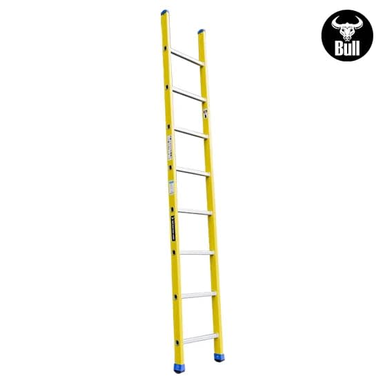 ESCALERA FIBRA TIPO ARRIMO 8 PASOS 150KG 2.44M FA150-8IA AMERICAN BULL3