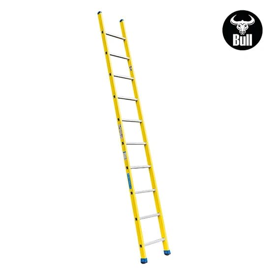 ESCALERA FIBRA TIPO ARRIMO 10 PASOS 150KG 3.05M FA150-10IA AMERICAN BULL2