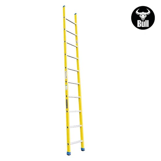 ESCALERA FIBRA TIPO ARRIMO 10 PASOS 150KG 3.05M FA150-10IA AMERICAN BULL3