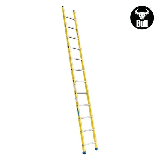 ESCALERA FIBRA TIPO ARRIMO 12 PASOS 150KG 3.66M FA150-12IA AMERICAN BULL3
