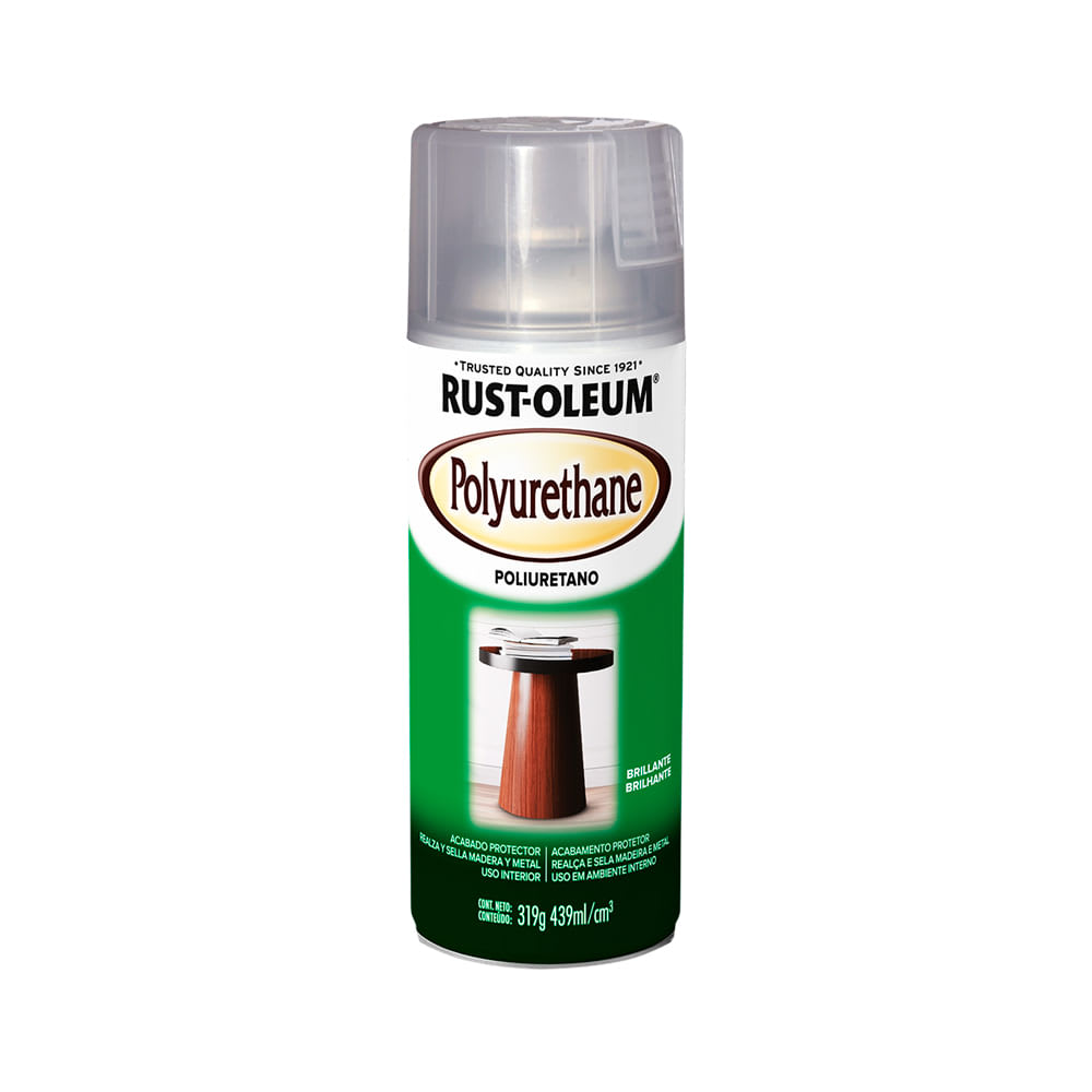 SPRAY ESPECIALIDAD POLIURETANO BRILLANTE 319 GRAMOS RUST OLEUM1