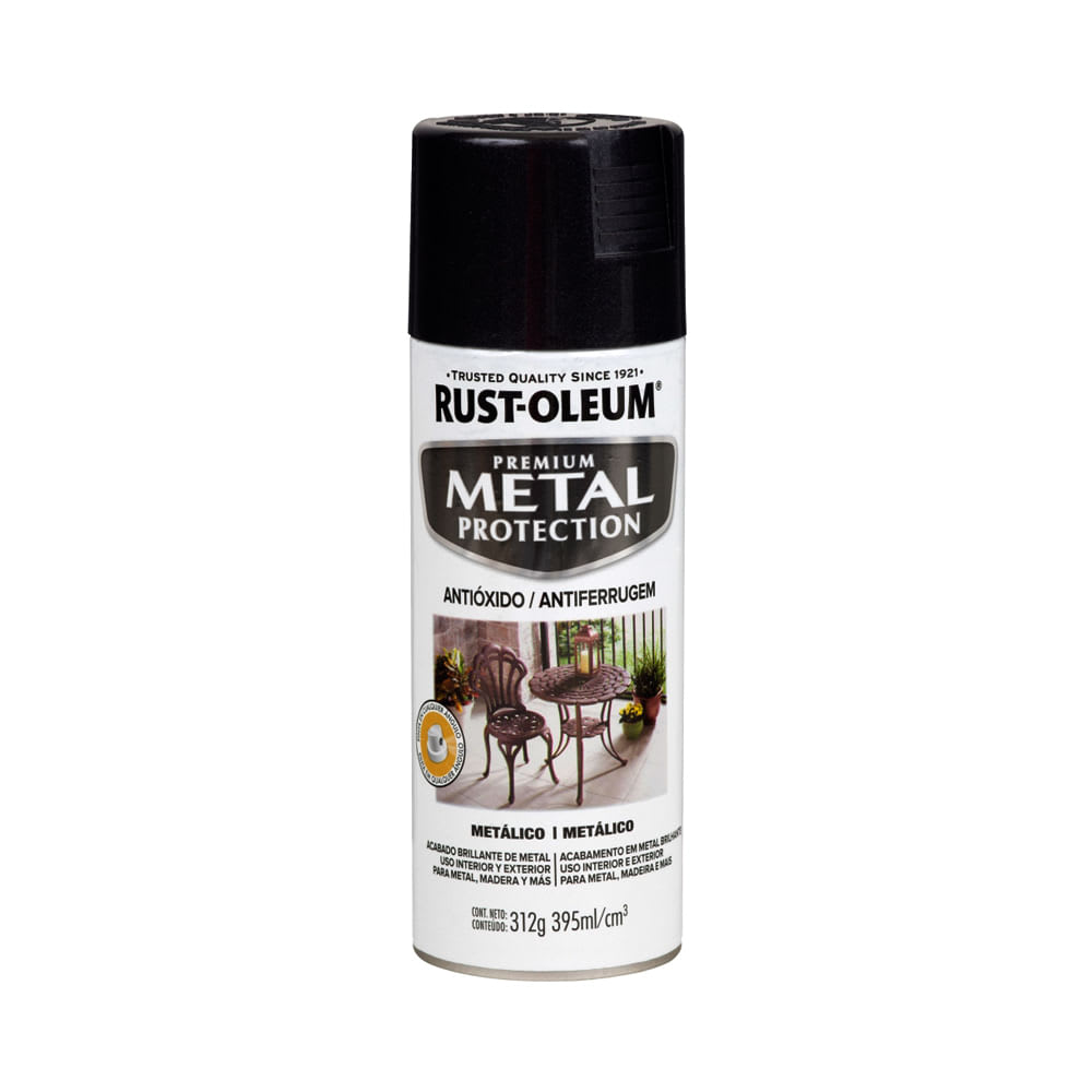 SPRAY PROTECCION METAL NEGRO NOCHE 312 GRAMOS RUST OLEUM1