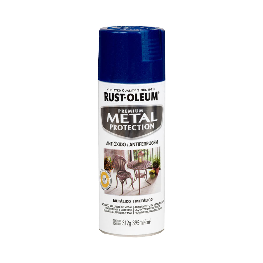 SPRAY PROTECCION METAL AZUL COBALTO 312 GRAMOS RUST OLEUM1