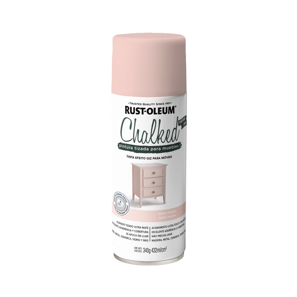 SPRAY CHALKED ROSA PALIDO 340 GRAMOS RUST OLEUM1