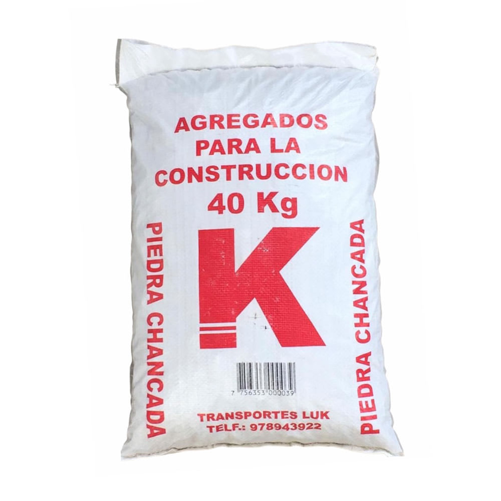 PIEDRA CHANCADA SACO 40KG
