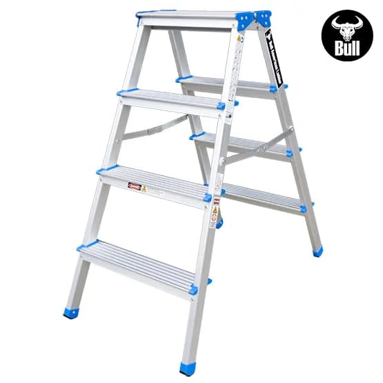ESCALERA ALUMINIO TIPO BANQUETA DOBLE 4 PASOS 150KG 0.88M ABD150-4IA AMERICAN BULL3