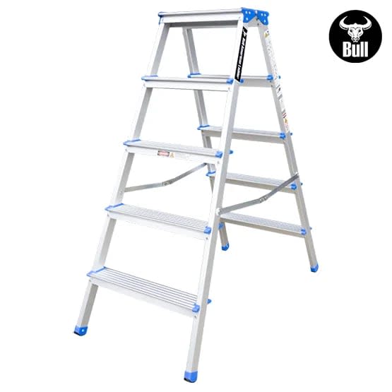 ESCALERA ALUMINIO TIPO BANQUETA DOBLE 5 PASOS 150KG 1.11M ABD150-5IA AMERICAN BULL3