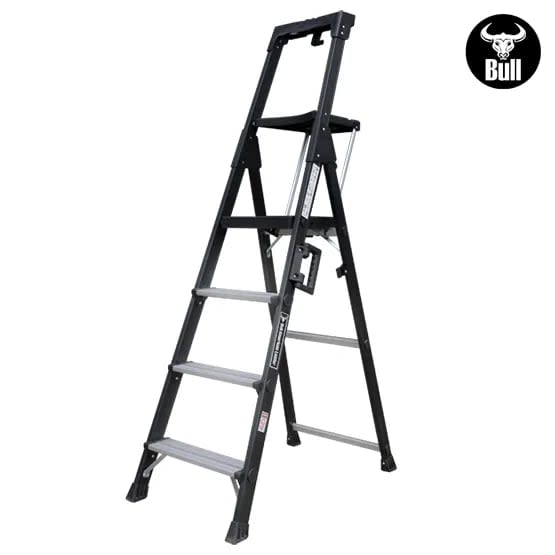 ESCALERA ALUMINIO PORTATIL HIGH QUALITY 4 PASOS 150KG 0.98M APHQ150-4IA AMERICAN BULL3