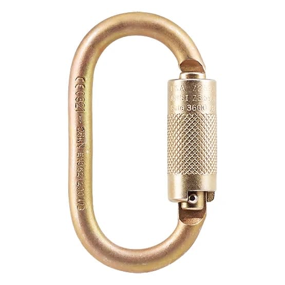 CARABINERO ACERO APERTURA 14MM DOBLE SEGURO ANSI N-244G 5000LBS(25KN) YOKE