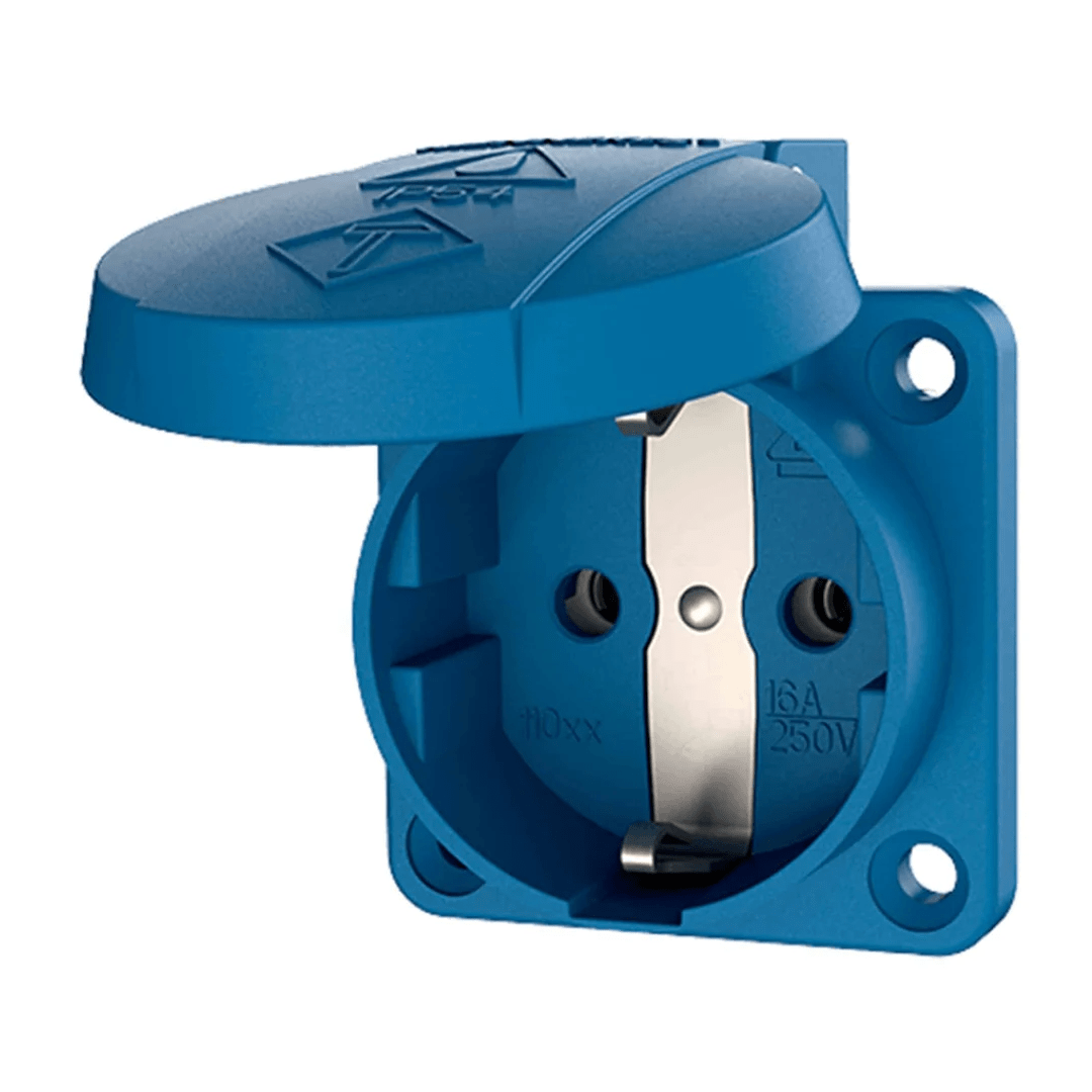 TOMA EMPOTRABLE SCHUKO AZUL 16AMP 2P+T 250V IP54 MENNEKES1
