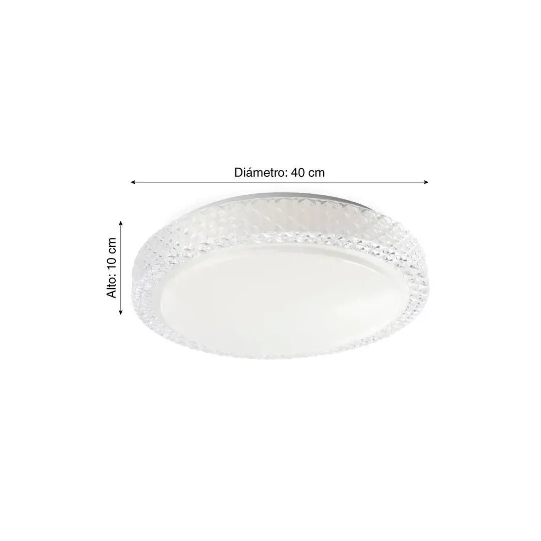 PLAFON LED BIJOUX REDONDA 24W 40CM LUZ BLANCA ORANGE2