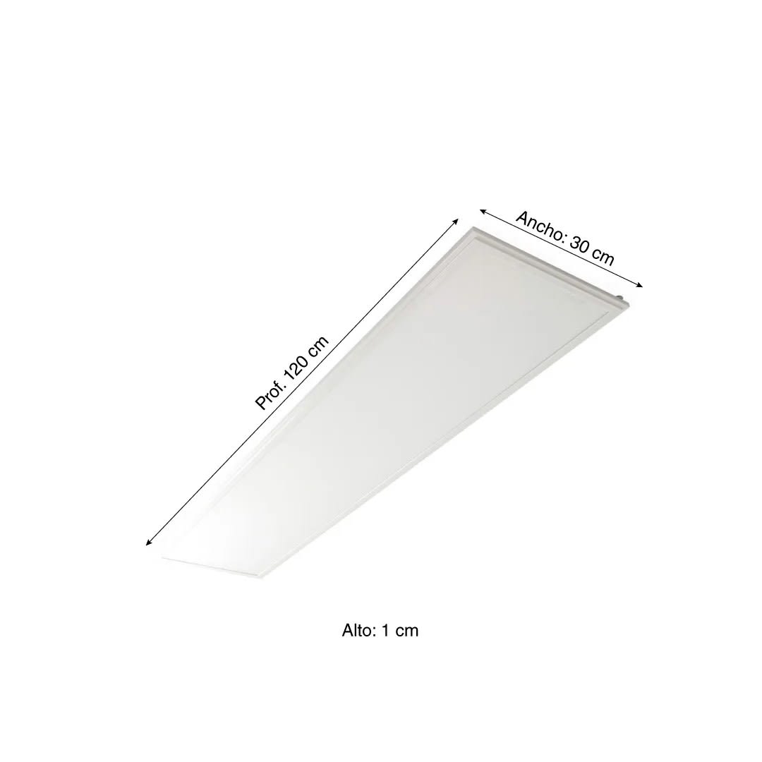 PANEL LED 48W 30X120CM 4320 LUMENES LUZ FRIA LIGHTECH1