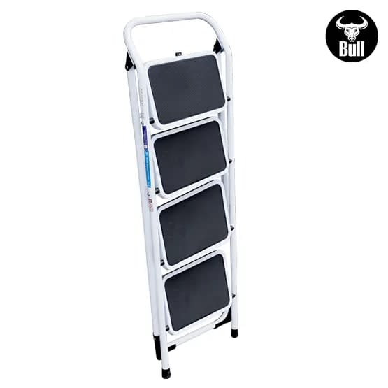ESCALERA ACERO TIPO TABURETE 4 PASOS 150KG 0.92M ST150-4IA AMERICAN BULL4