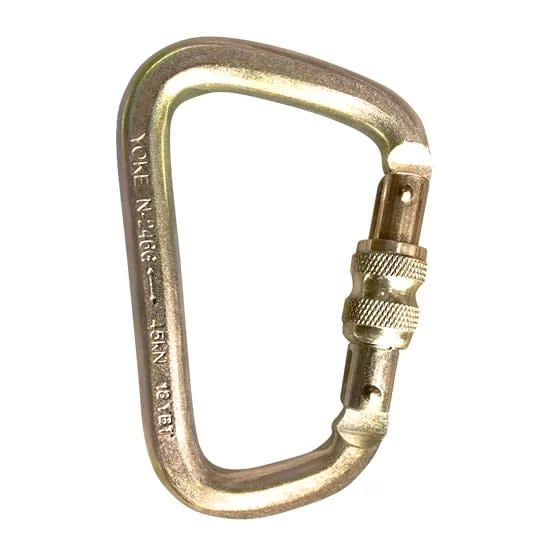 CARABINERO ACERO APERTURA 22MM SEGURO CON ROSCA N-246-0 5000LBS(45KN) YOKE1