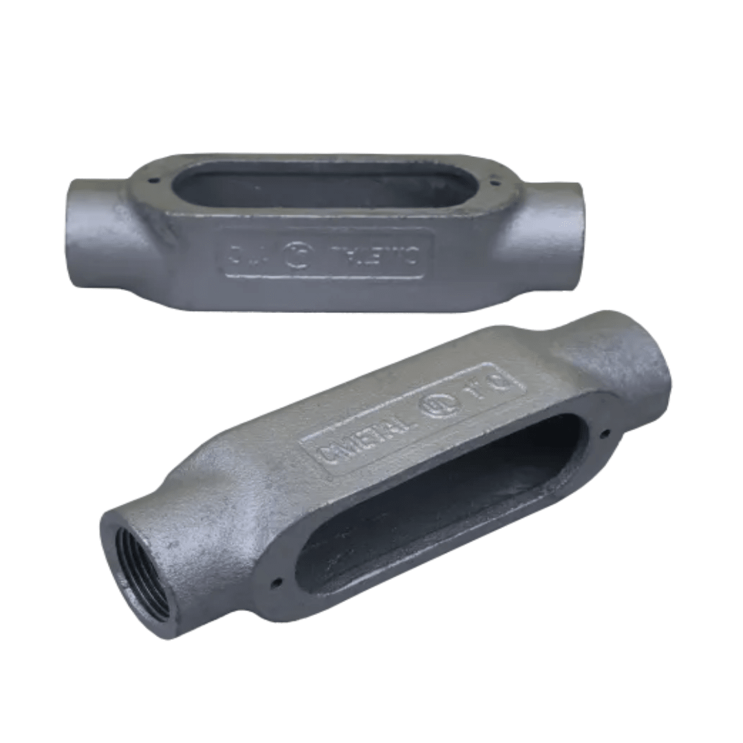 CAJA CONDULET FORM 5 TIPO C HIERRO 3/4'' HDG UL CMETAL