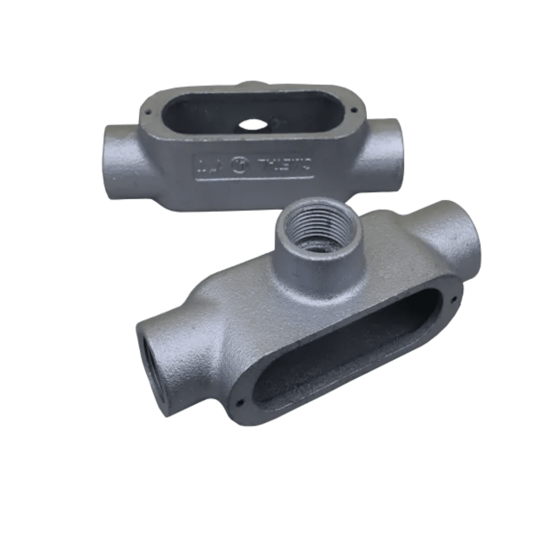 CAJA CONDULET FORM 5 TIPO T HIERRO 1-1/2'' HDG UL CMETAL