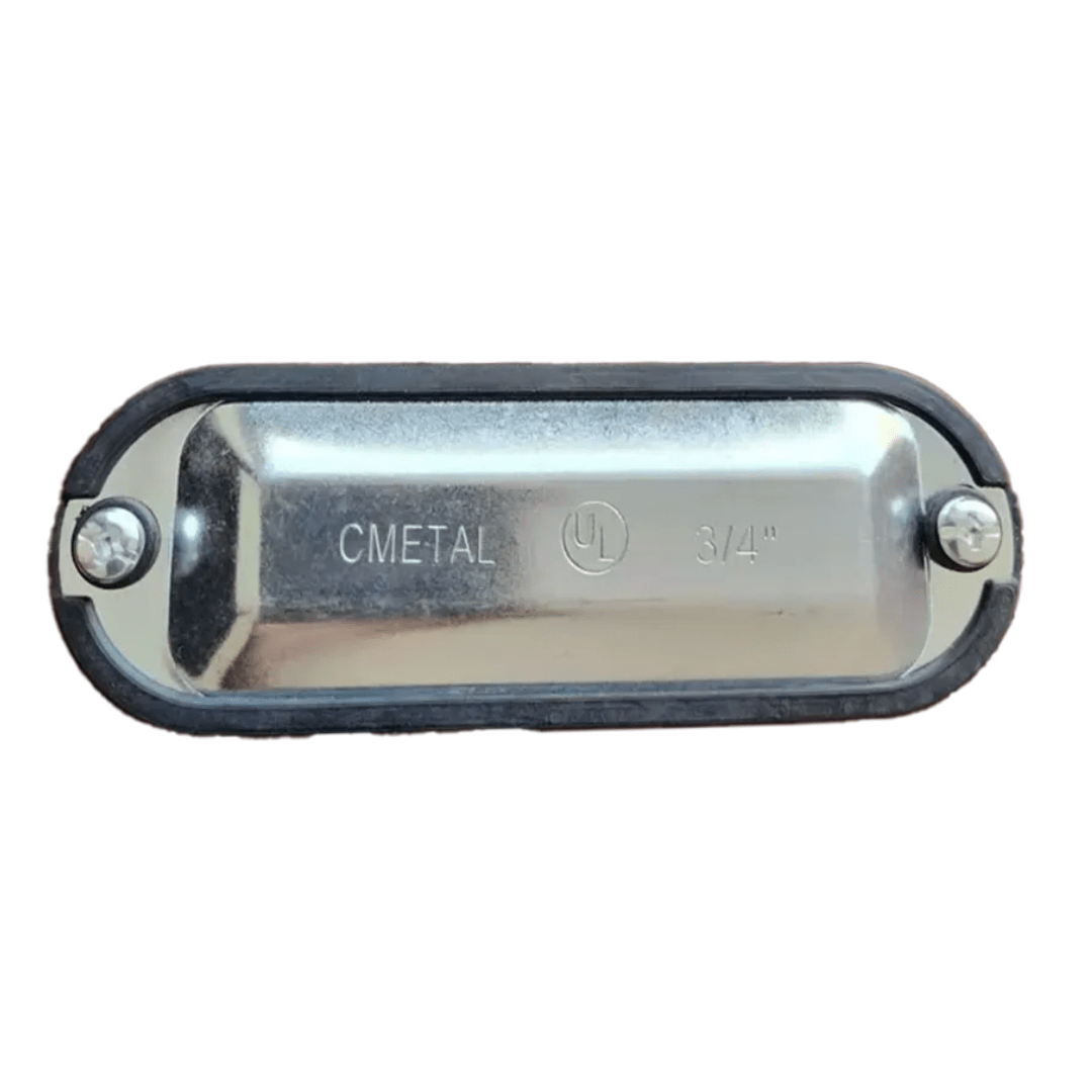 TAPA C/EMPAQUE INTEGRADO P/CAJA CONDULET FORM 5 ACERO DE 1'' UL CMETAL2