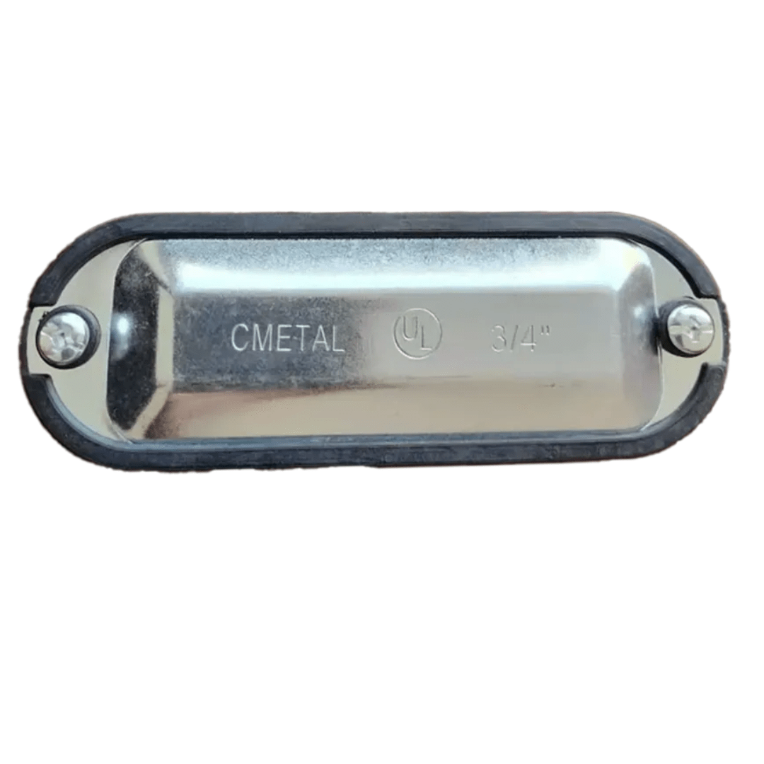 TAPA C/EMPAQUE INTEGRADO P/CAJA CONDULET FORM 5 ACERO DE 2'' UL CMETAL2