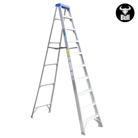 ESCALERA ALUMINIO TIJERA SIMPLE ACCESO 10 PASOS 136KG 3.05M ATS136-10IA AMERICAN BULL2