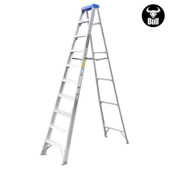 ESCALERA ALUMINIO TIJERA SIMPLE ACCESO 10 PASOS 136KG 3.05M ATS136-10IA AMERICAN BULL3