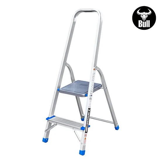 ESCALERA ALUMINIO TIPO BANQUETA ECONOMIC 2 PASOS 150KG 0.40M EAB150-2IA AMERICAN BULL3